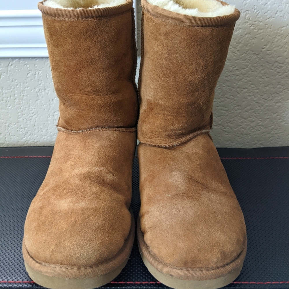 Chestnut suede UGGs